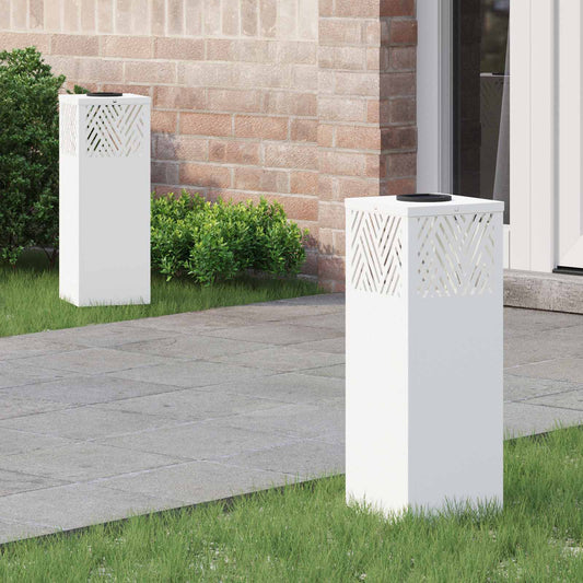 Faro LED solare per sentieri 2 pcs Bianco