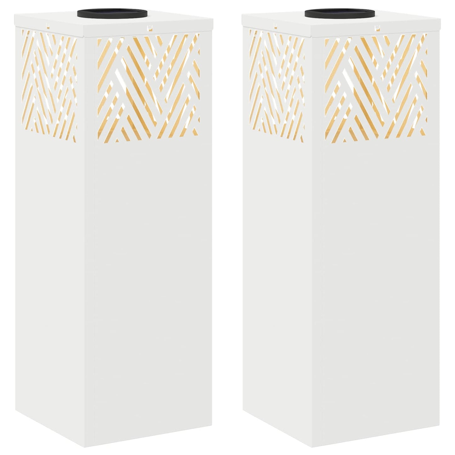 Faro LED solare per sentieri 2 pcs Bianco