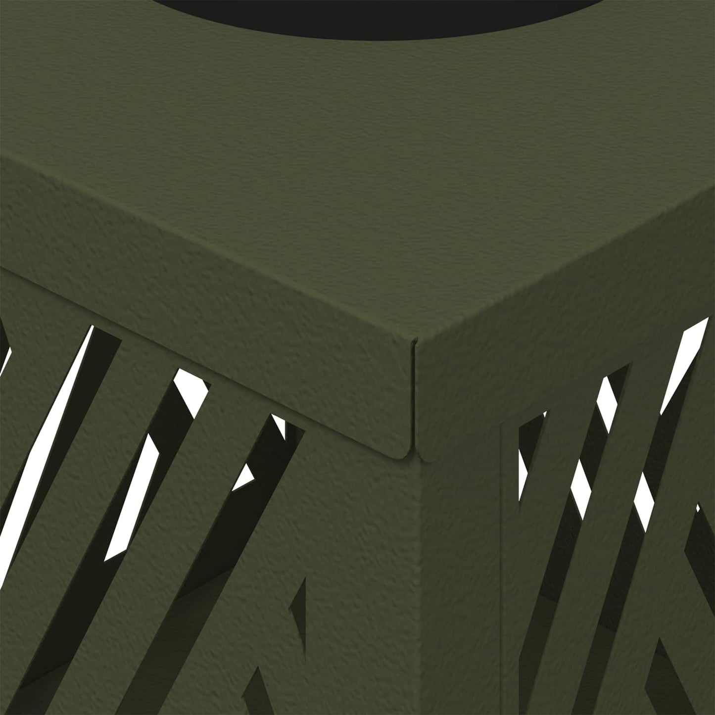 Faro LED solare per sentieri 2 pcs Verde oliva