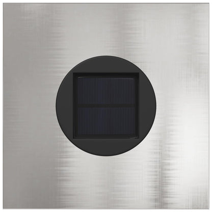 Faro LED solare per sentieri 2 pcs Acciaio inossidabile