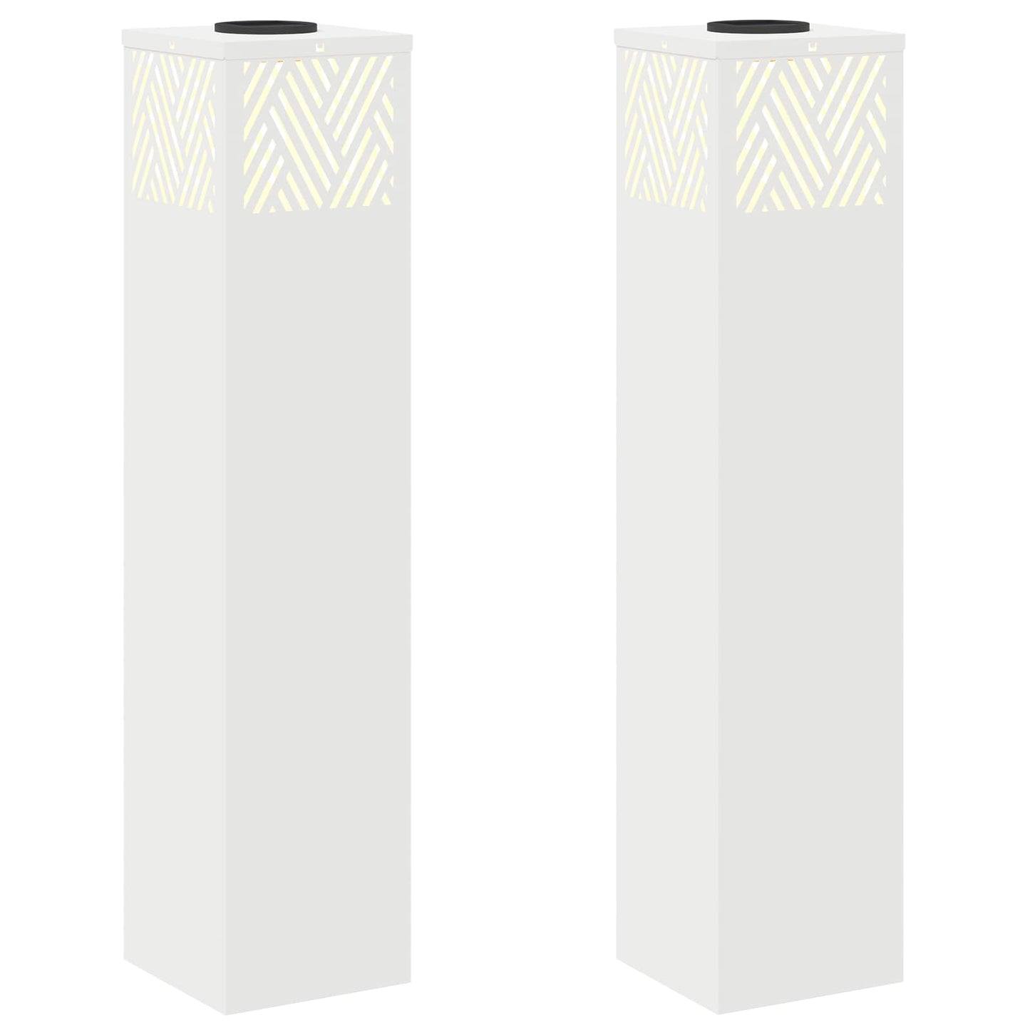 Faro LED solare per sentieri 2 pcs Bianco