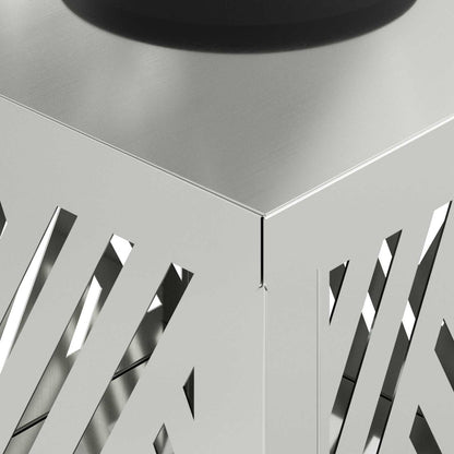Faro LED solare per sentieri 2 pz Bianco caldo 18 x 18 x 80 cm