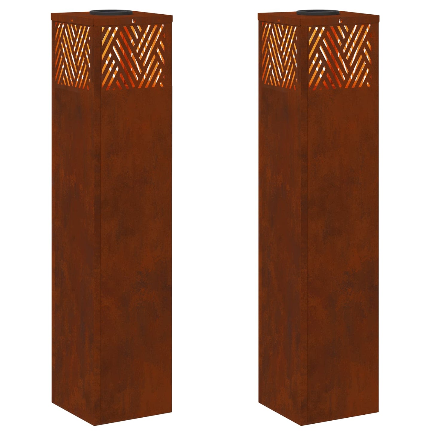 Faro LED solare per sentieri 2 pcs Bronzo