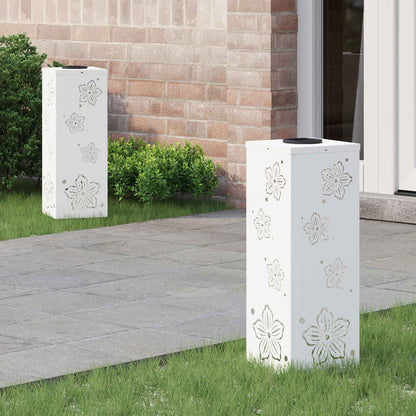 Faro LED solare per sentieri 2 pcs Bianco