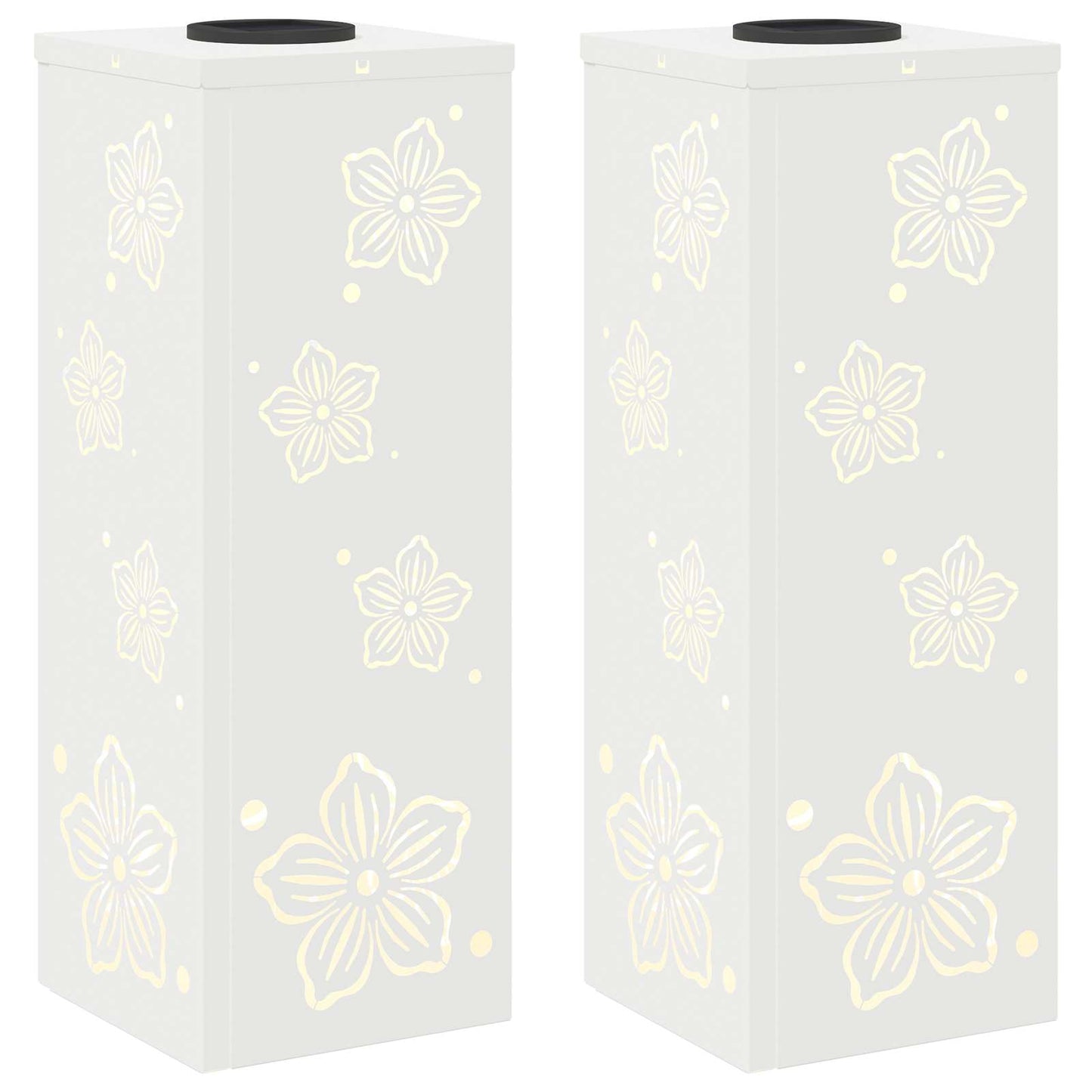 Faro LED solare per sentieri 2 pcs Bianco