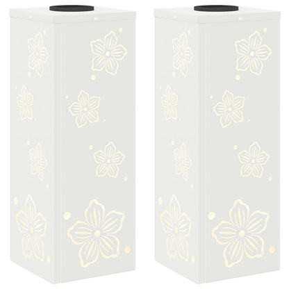 Faro LED solare per sentieri 2 pcs Bianco