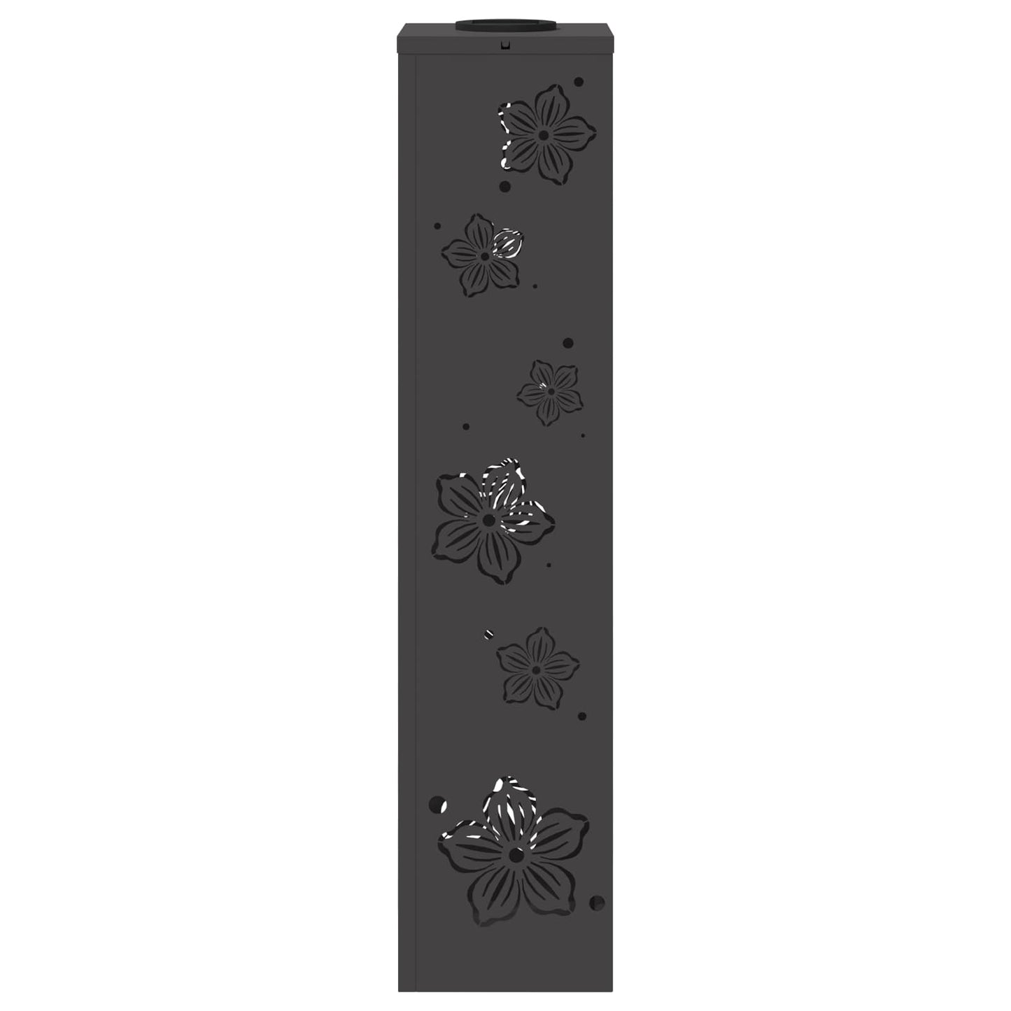 Faro LED solare per sentieri 2 pcs Nero