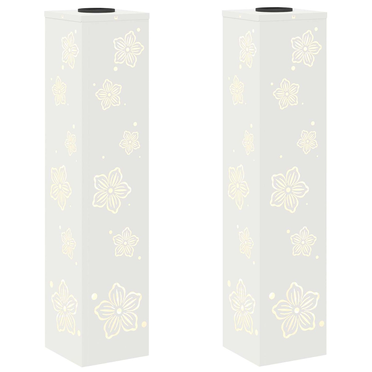 Faro LED solare per sentieri 2 pcs Bianco