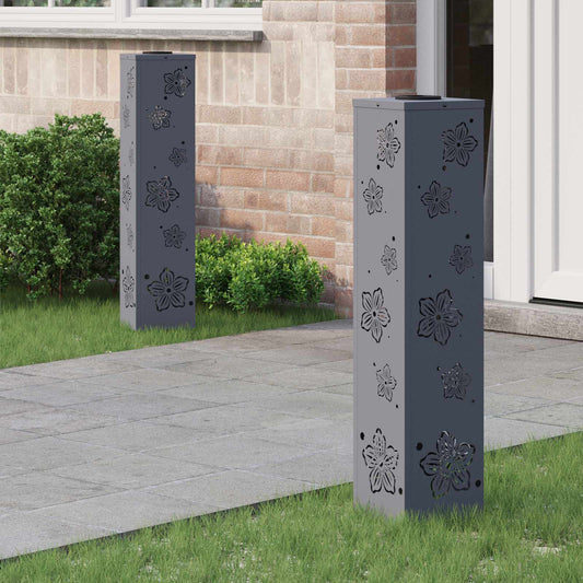 Faro LED solare per sentieri 2 pcs Antracite