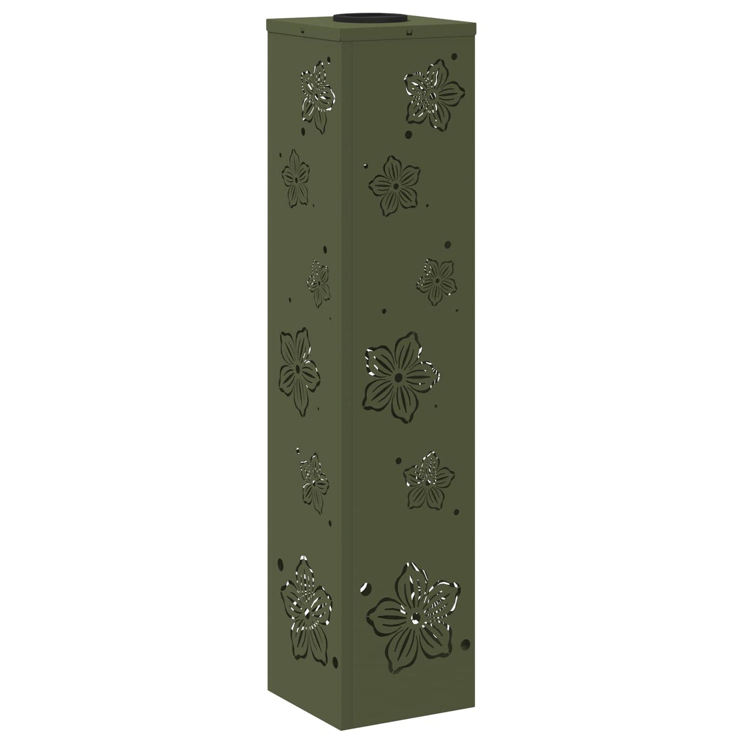 Faro LED solare per sentieri 2 pcs Verde oliva