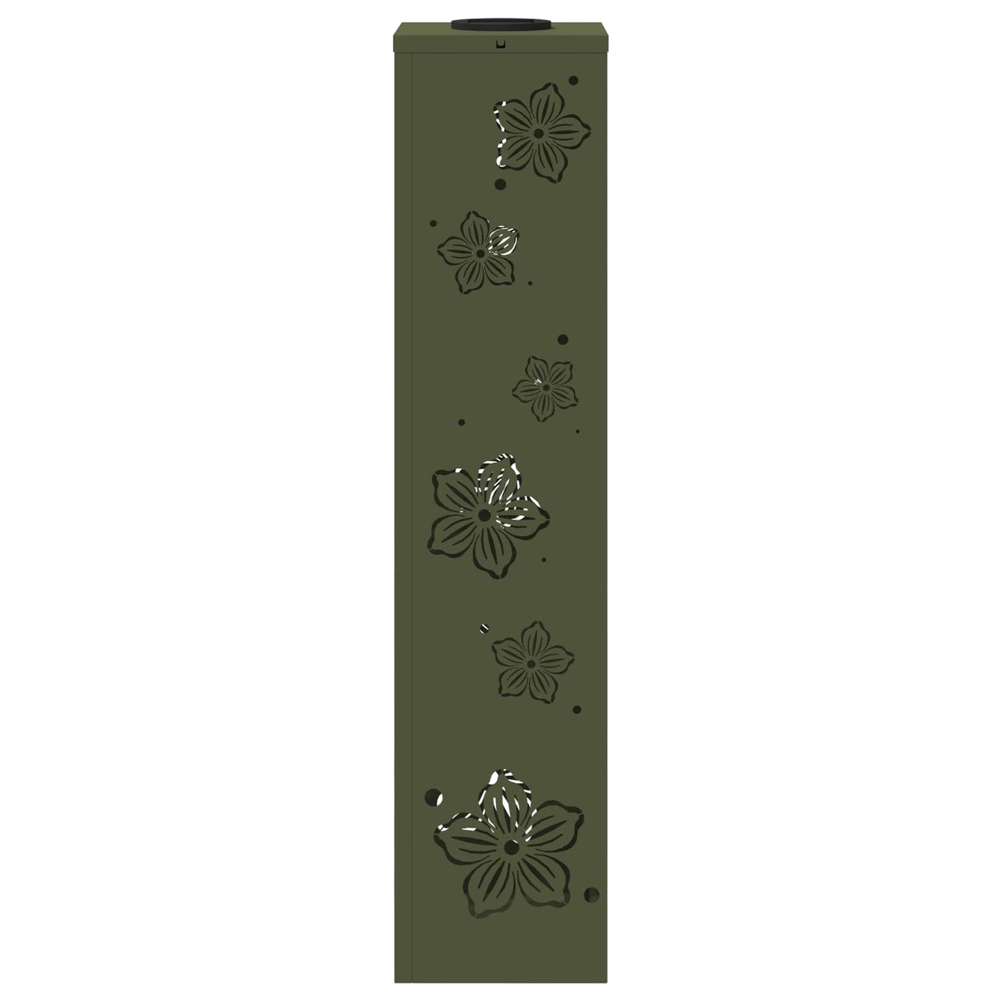 Faro LED solare per sentieri 2 pcs Verde oliva