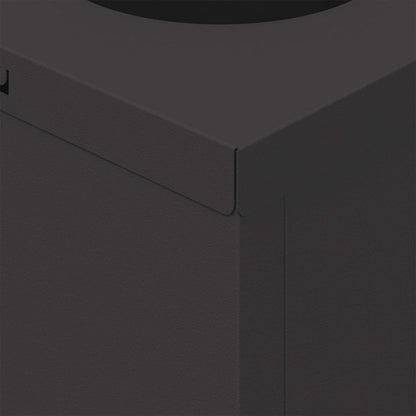 Faro LED solare per sentieri 2 pcs Nero | homemem39