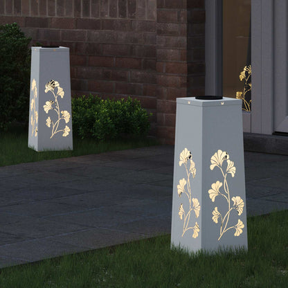 Faro LED solare per sentieri 2 pcs Bianco