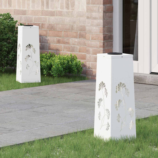 Faro LED solare per sentieri 2 pcs Bianco