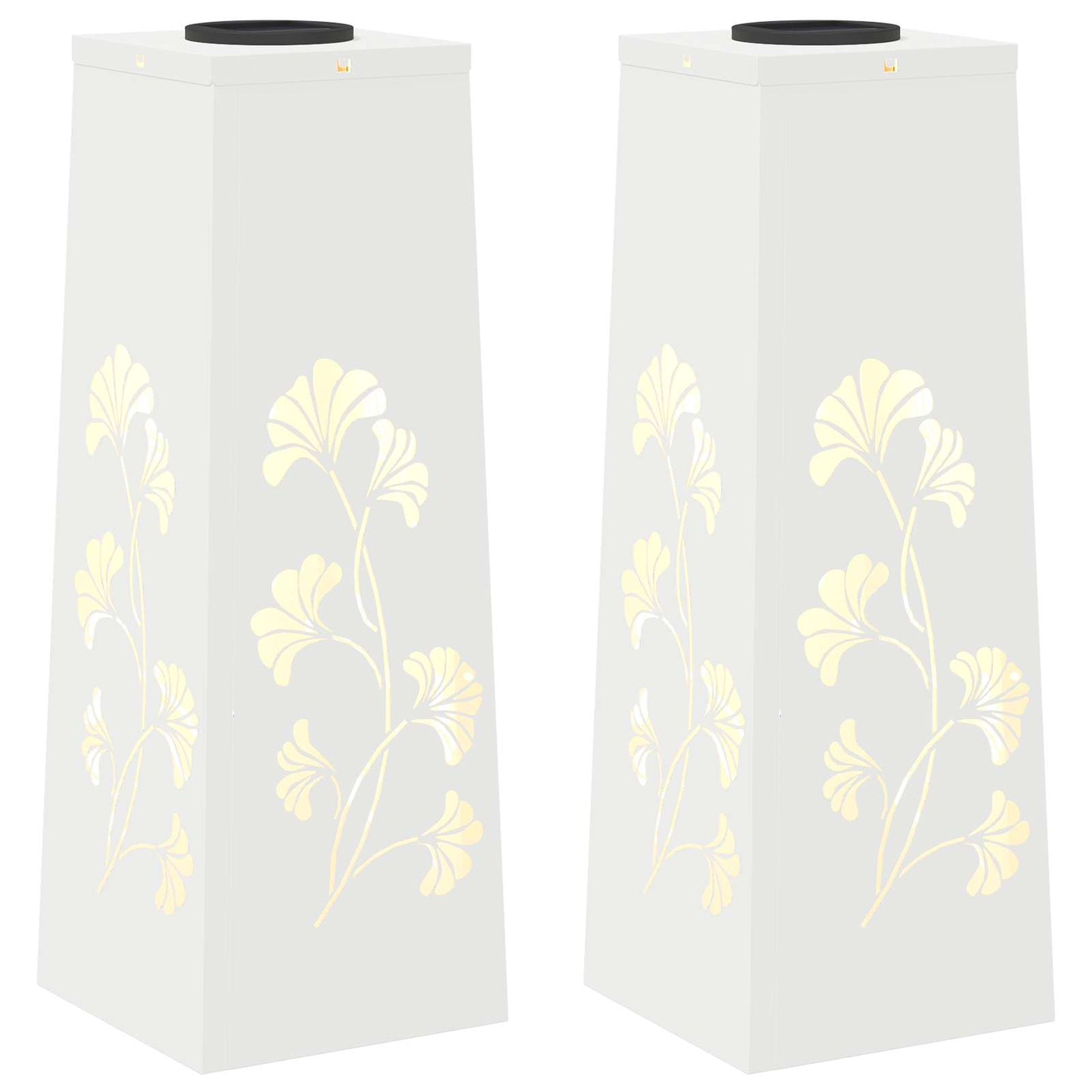 Faro LED solare per sentieri 2 pcs Bianco