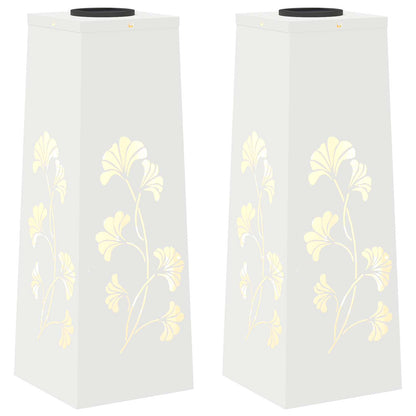 Faro LED solare per sentieri 2 pcs Bianco