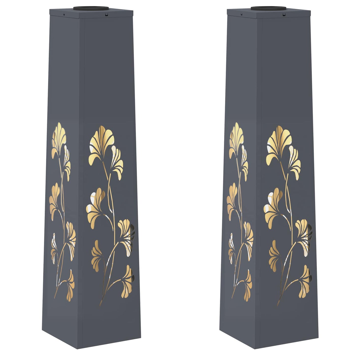 Faro LED solare per sentieri 2 pcs Antracite