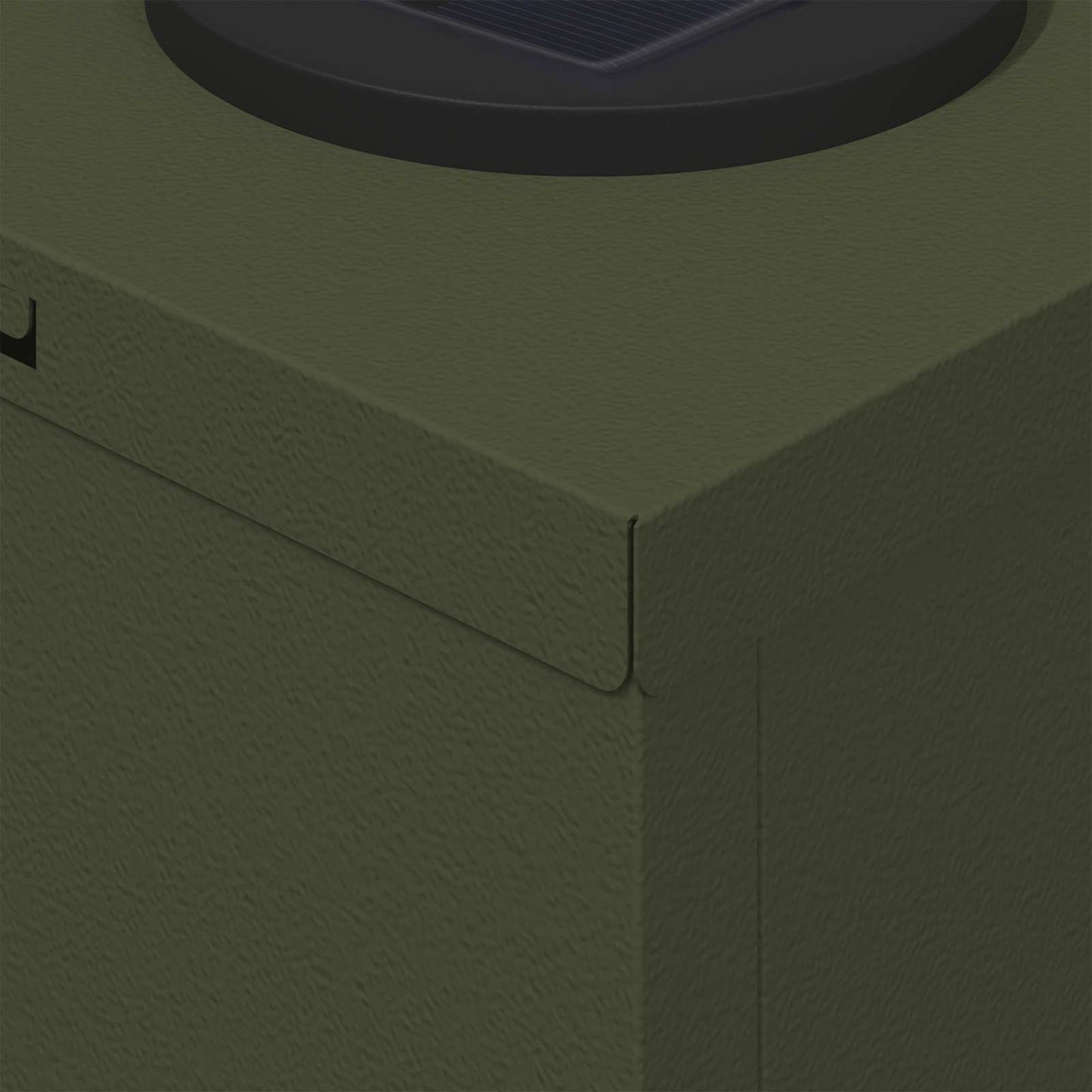 Faro LED solare per sentieri 2 pcs Verde oliva