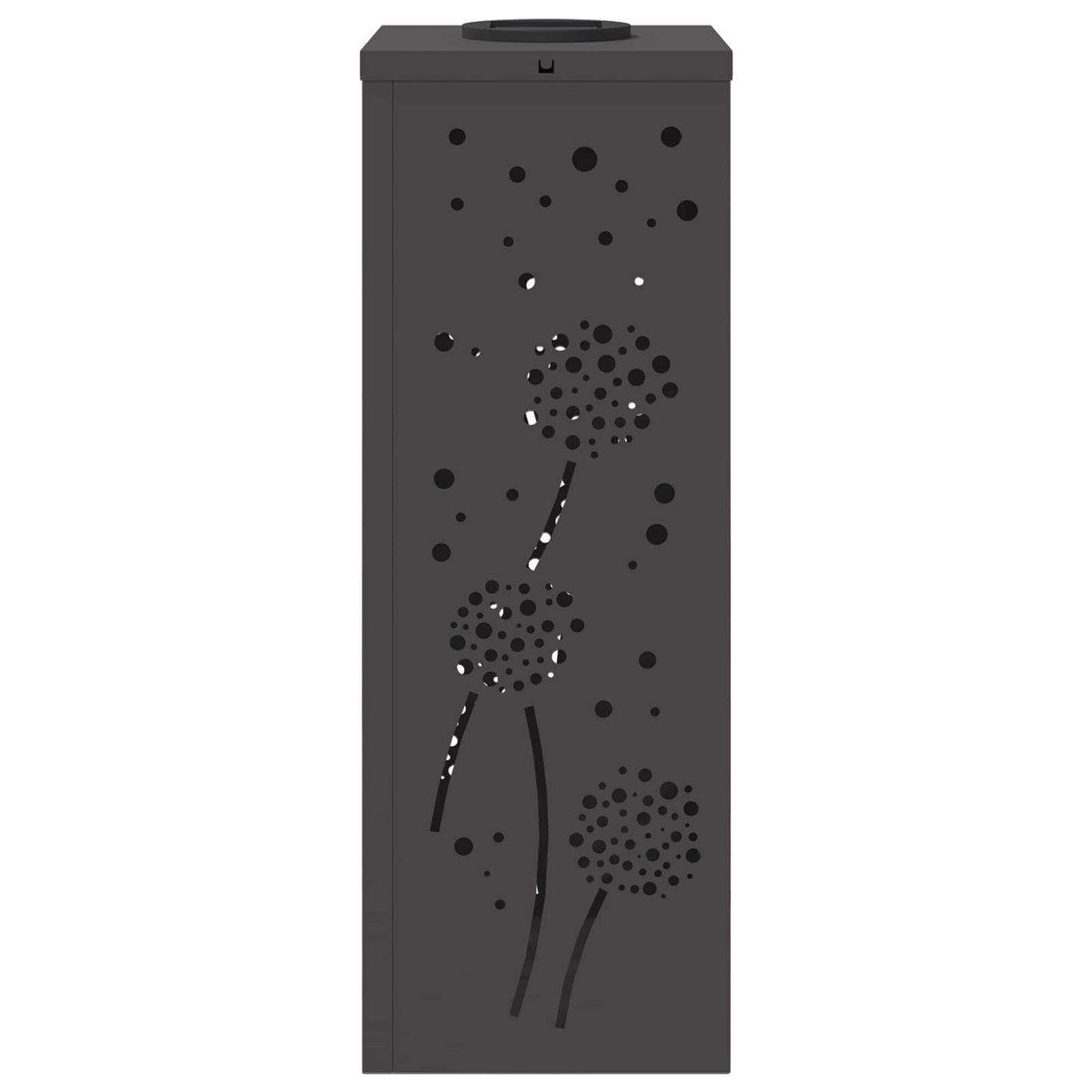 Faro LED solare per sentieri 2 pcs Nero