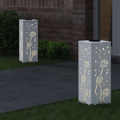 Faro LED solare per sentieri 2 pcs Bianco