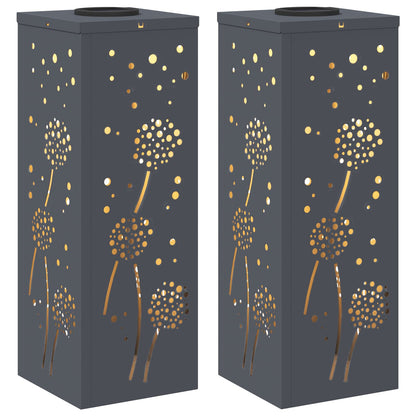 Faro LED solare per sentieri 2 pcs Antracite