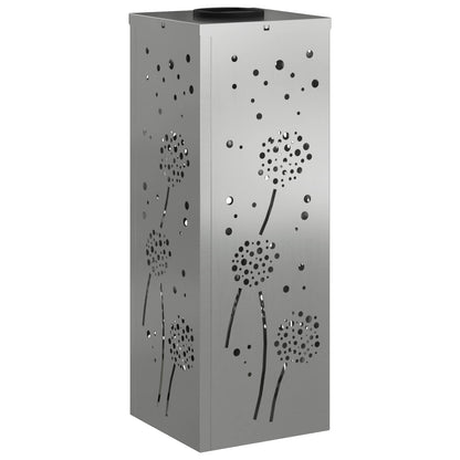 Faro LED solare per sentieri 2 pcs Zincato Zincato