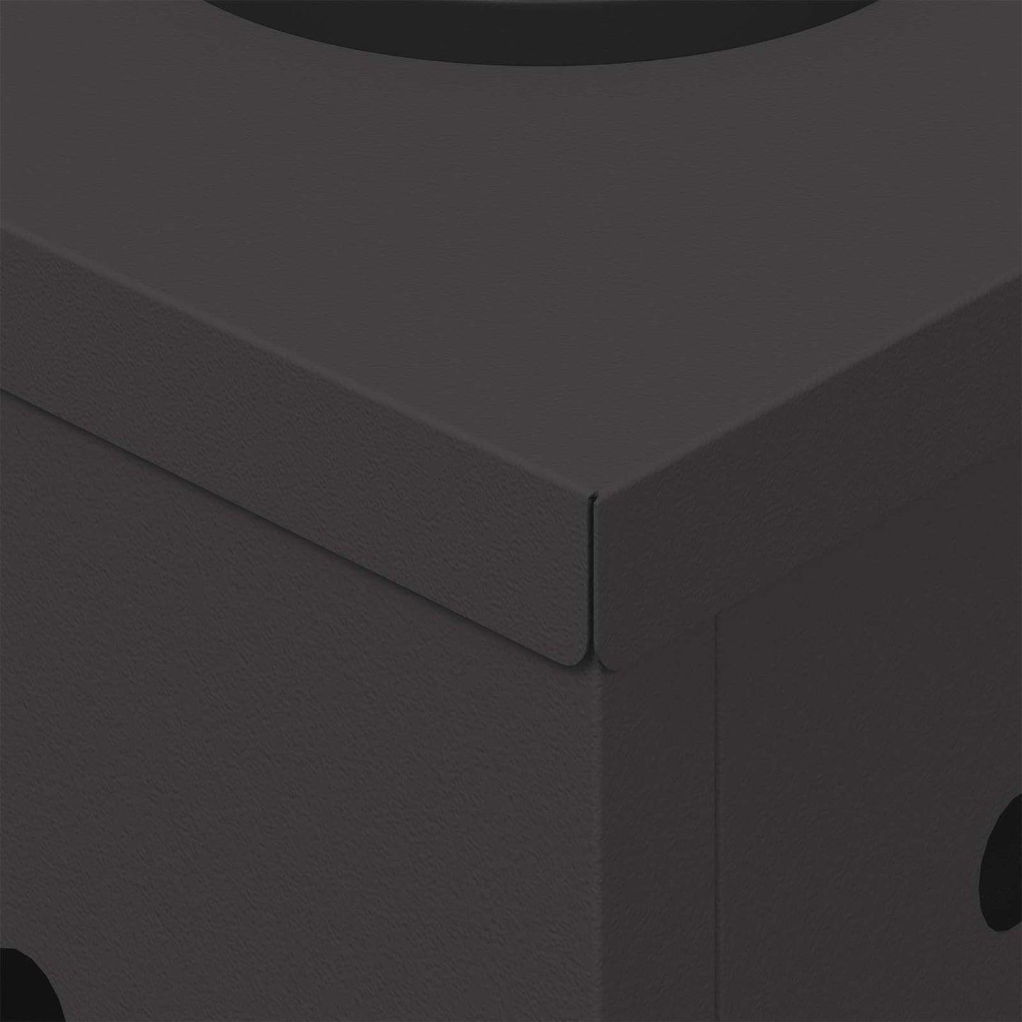 Faro LED solare per sentieri 2 pcs Nero