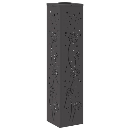 Faro LED solare per sentieri 2 pcs Nero