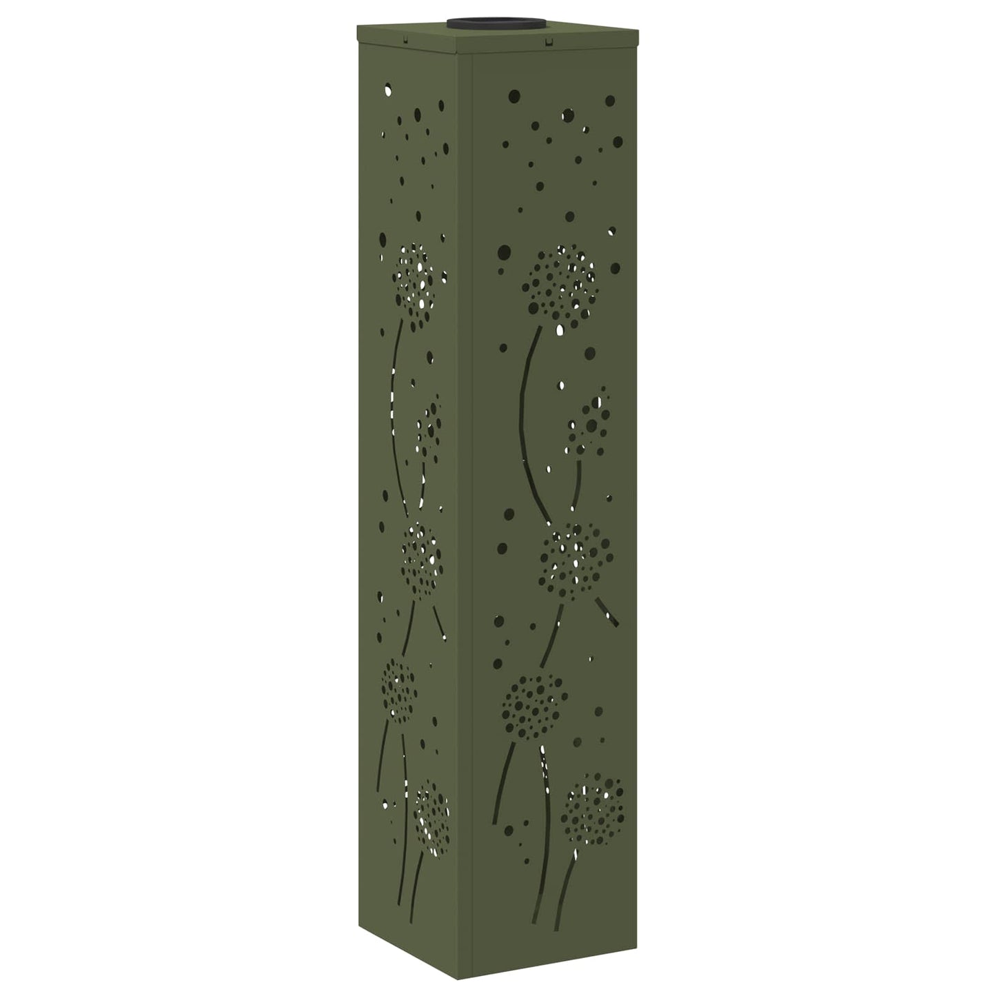 Faro LED solare per sentieri 2 pcs Verde oliva