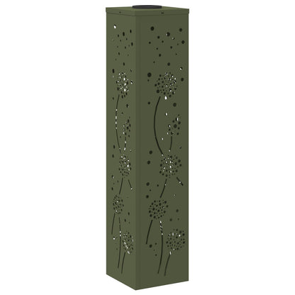 Faro LED solare per sentieri 2 pcs Verde oliva