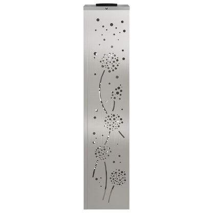 Faro LED solare per sentieri 2 pcs Acciaio inossidabile