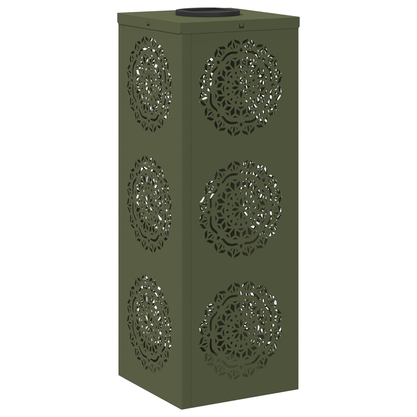 Faro LED solare per sentieri 2 pcs Verde oliva