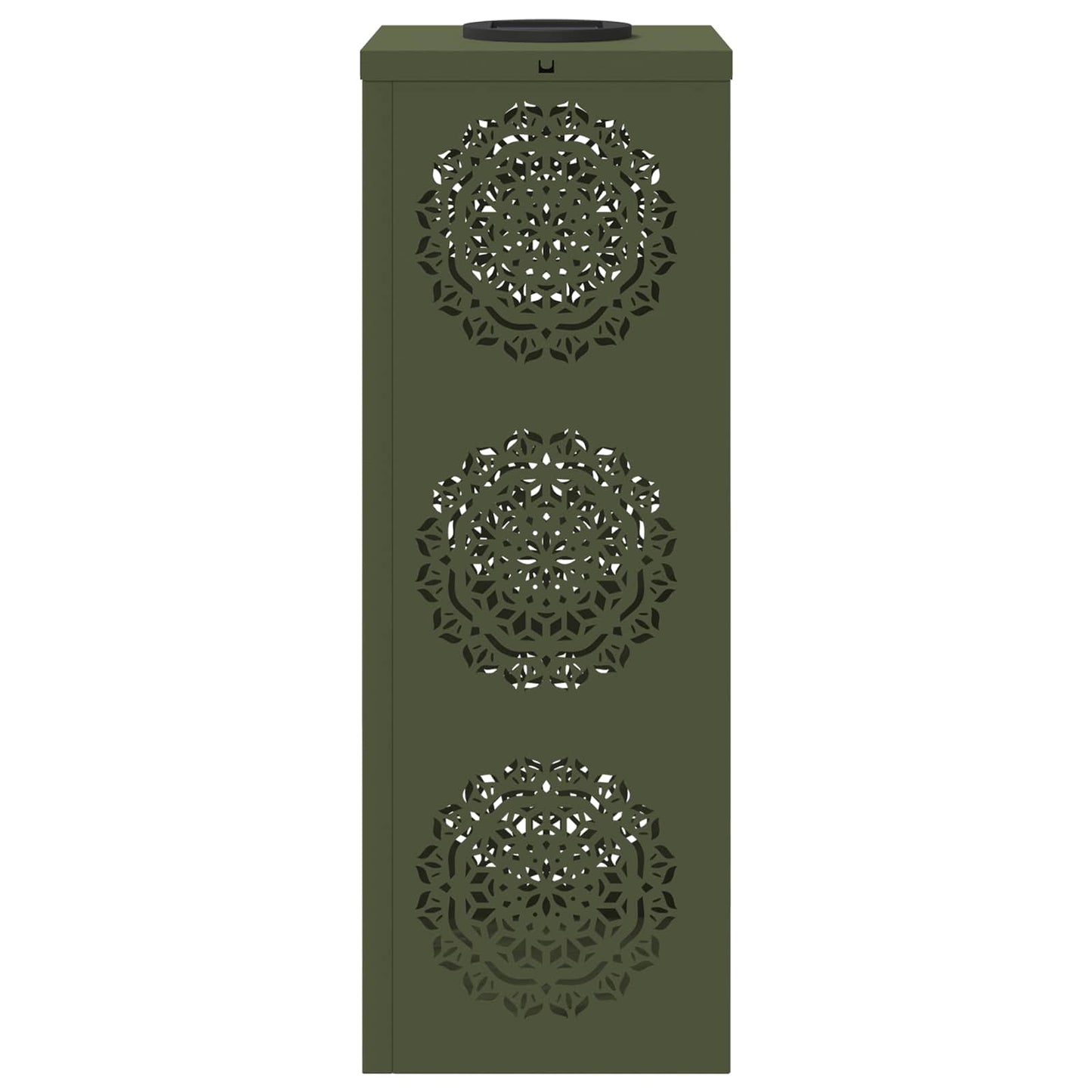 Faro LED solare per sentieri 2 pcs Verde oliva