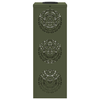 Faro LED solare per sentieri 2 pcs Verde oliva