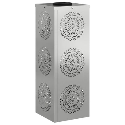 Faro LED solare per sentieri 2 pcs Zincato Zincato