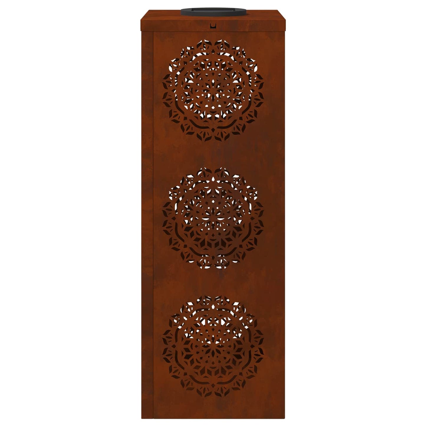 Faro LED solare per sentieri 2 pcs Acciaio Corten