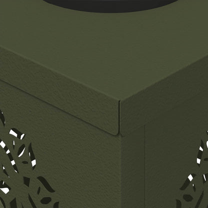 Faro LED solare per sentieri 2 pcs Verde oliva