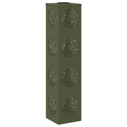 Faro LED solare per sentieri 2 pcs Verde oliva