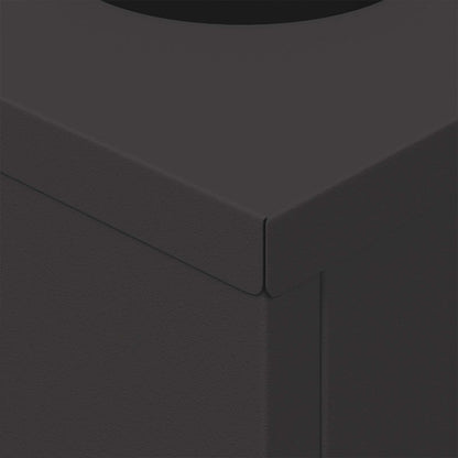 Faro LED solare per sentieri 2 pcs Nero | homemem39