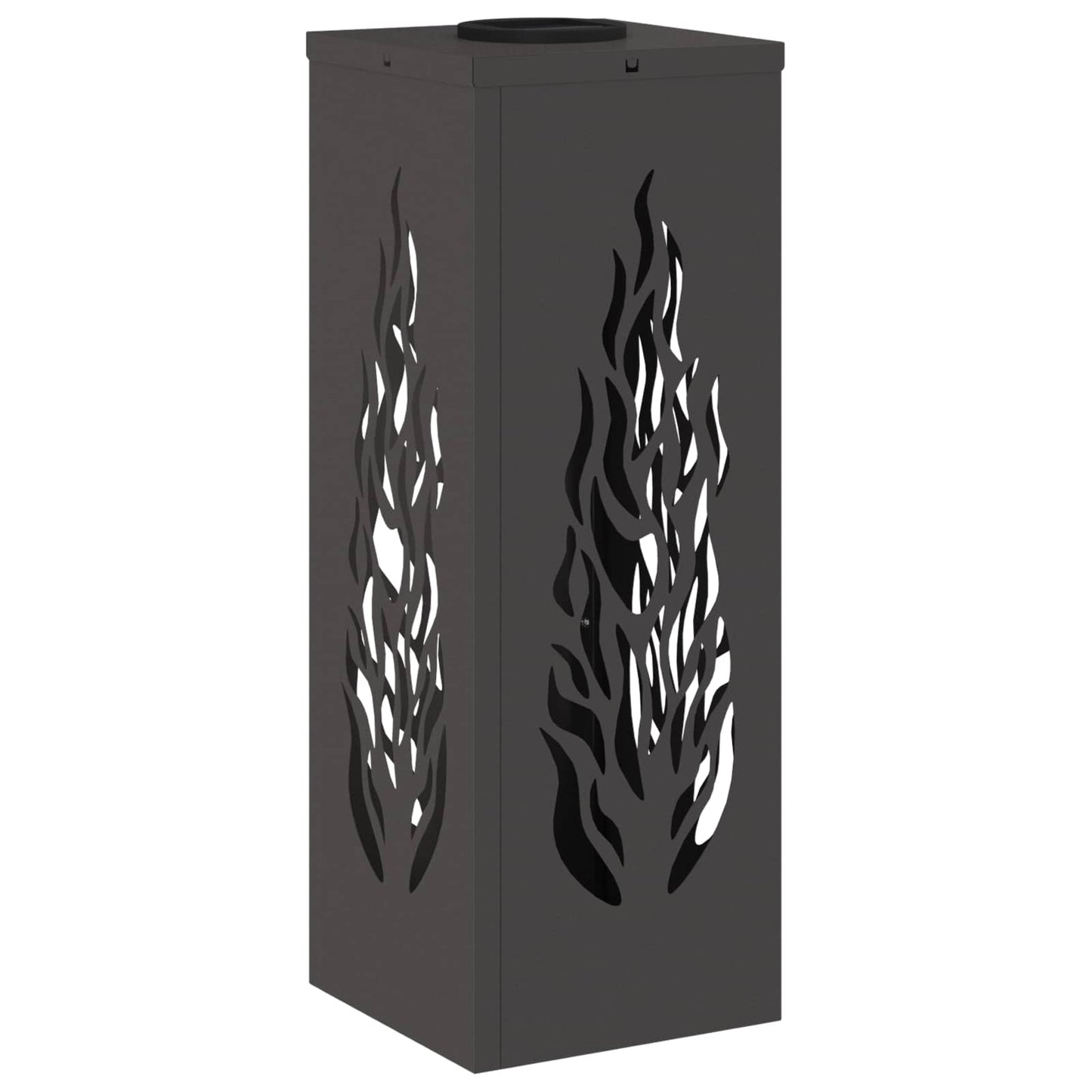 Faro LED solare per sentieri 2 pcs Nero