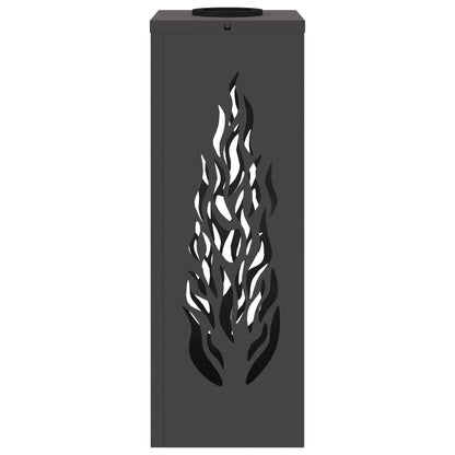 Faro LED solare per sentieri 2 pcs Nero