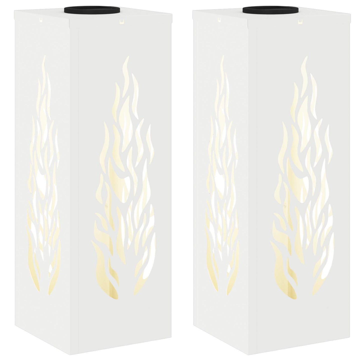 Faro LED solare per sentieri 2 pcs Bianco