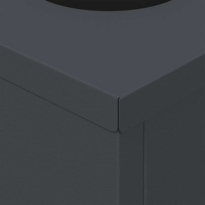 Faro LED solare per sentieri 2 pcs Antracite