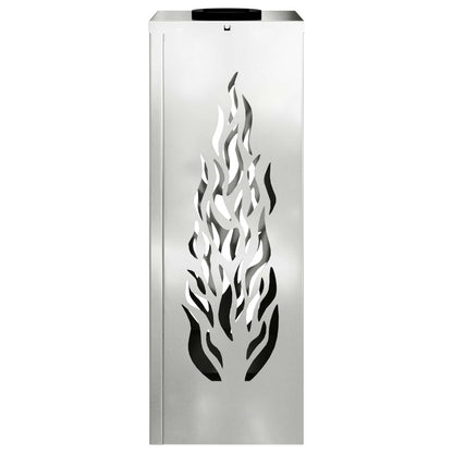 Faro LED solare per sentieri 2 pcs Zincato Zincato