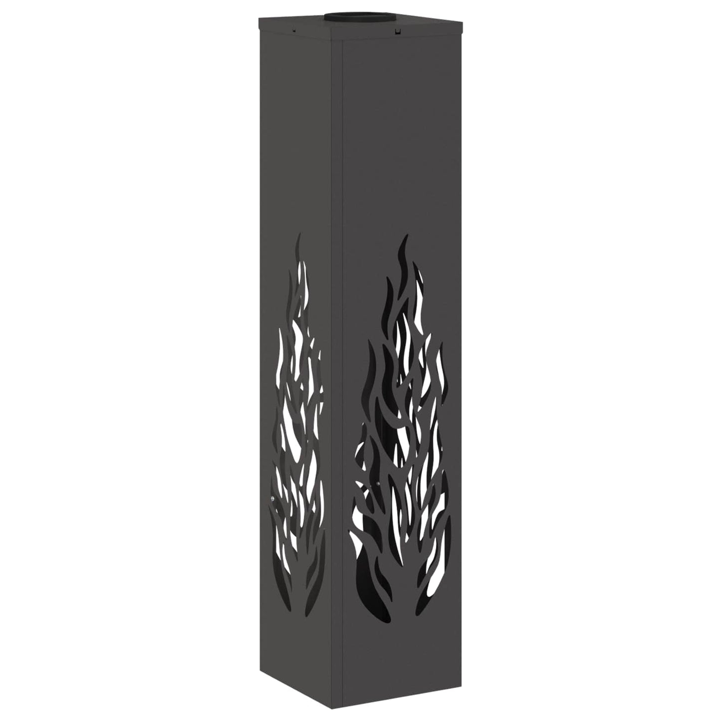 Faro LED solare per sentieri 2 pcs Nero