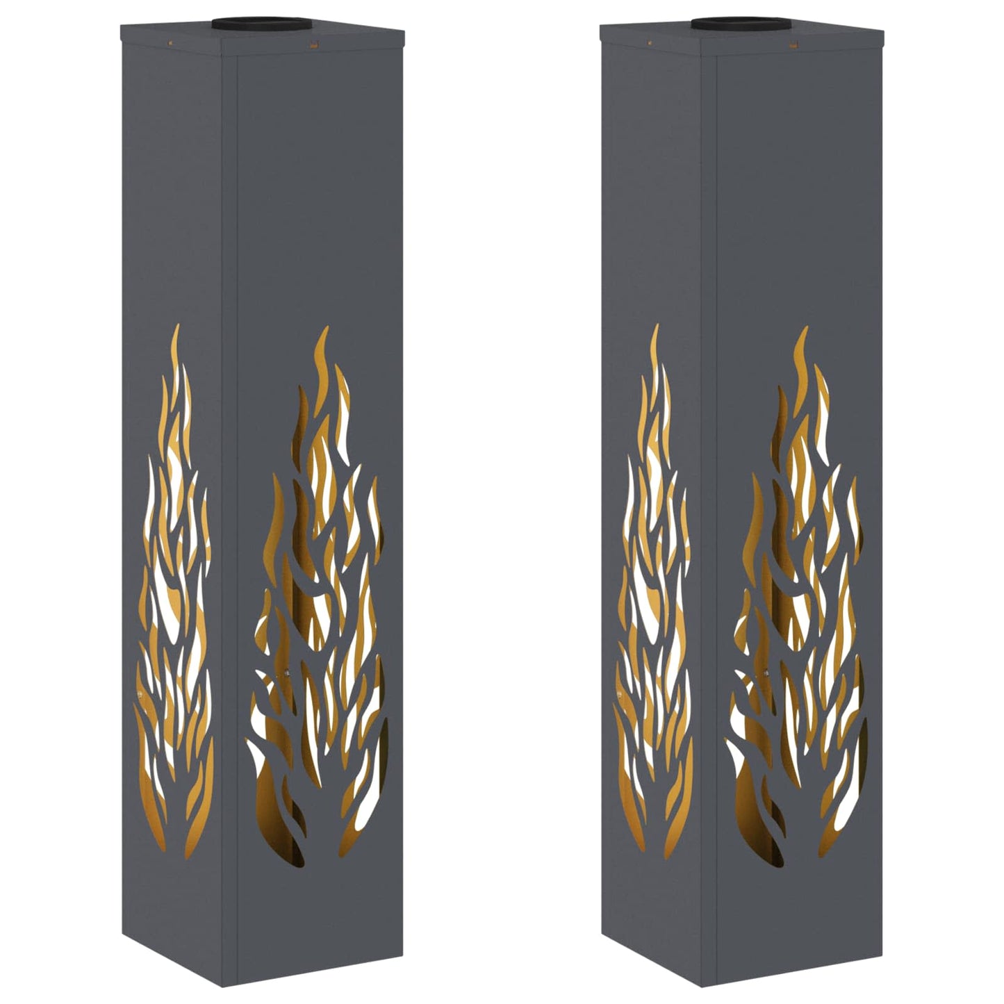 Faro LED solare per sentieri 2 pcs Antracite