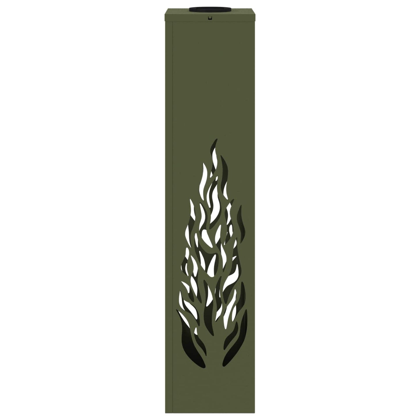 Faro LED solare per sentieri 2 pcs Verde oliva