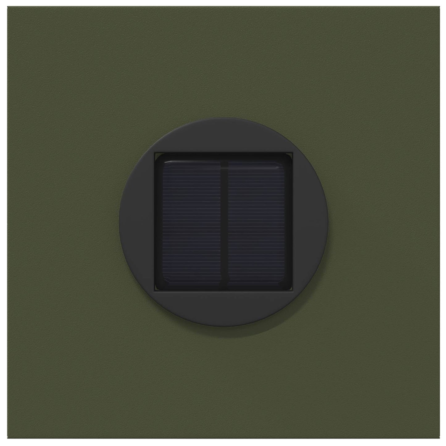 Faro LED solare per sentieri 2 pcs Verde oliva