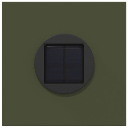 Faro LED solare per sentieri 2 pcs Verde oliva