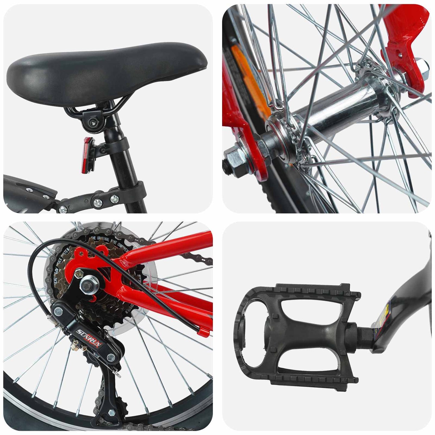 Bicicletta per Bambini 20 Pollici 6-Speed